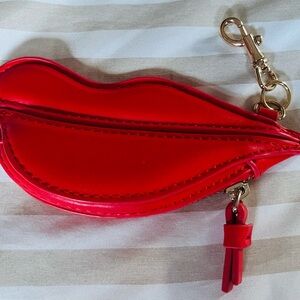 Diane Von Furstenberg Red Lips Coin Pouch Purse DVF for Target 💋